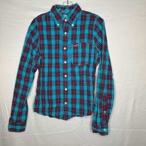 Hollister Plaid Button Down Shirt